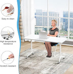 Conference Table, 55.1''Folding Conference Room Table - Image 5