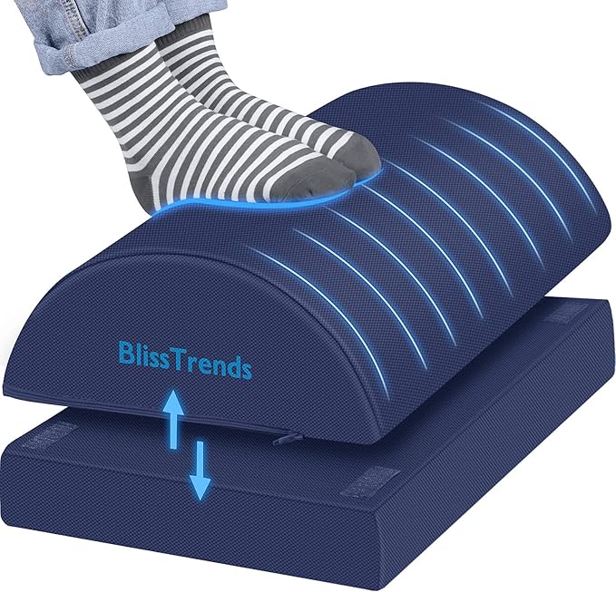 BlissTrends Foot Rest for Under Desk at Work-Versatile Foot Stool by BlissTrends