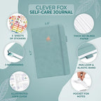 Clever Fox Self-Care Journal – Daily Reflection Notebook – Mental Health & - Image 5