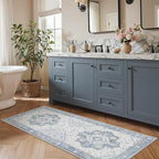GENIMO Runner Rug 2'6"x8 Machine Washable Non Slip Vintage Hallway Runner Rug - Image 3