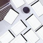 10 Pads Legal Pads 4x6 Inch Lined Ruled Perforated Writing Pad Small Notepads - Image 7