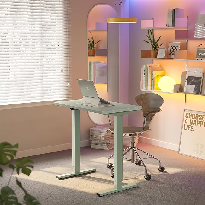 HUANUO 32" Small Electric Standing Desk Adjustable Height, 4 Memory Height - Image 2