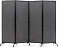 Upgrade Version Room Partition and Divider, Freestanding Rolling Dividers by StrongBird