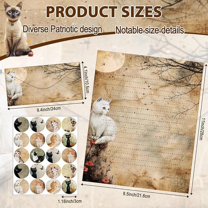 TaoBary 160 Pcs Stationery Paper Set 50 Double Sided Stationery Papers - Image 4