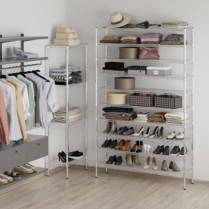 Regal Altair 14" Deep x 54" Wide x 86" Height x Wire Shelving Kit | 10-Tier | - Image 5