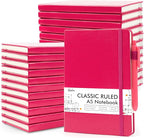 feela 24 Pack Journal Notebook for Work, Business Notebook Bulk Hardcover Lined by feela