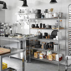 Regal Altair 21" Deep x 48" Wide x 64" Height Wire Shelving Kit | 5-Tier | NSF - Image 6