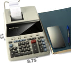 Sharp 12-Digit Print Calculator Desktop Size Adding Machine, Large Easy-to-Read - Image 6