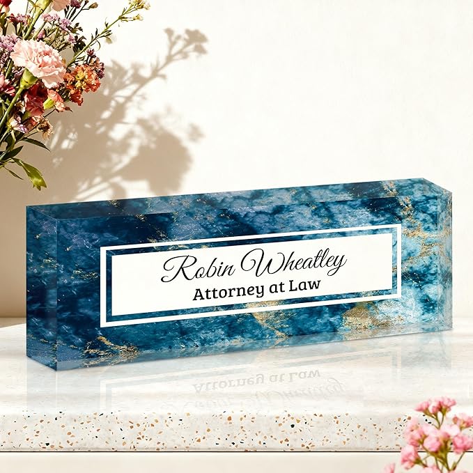 Ship Next Day-Custom Name Plate by Unknown