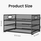 Subekyu 2-Pack 3-Tier Paper Letter Tray Organizer - Image 4
