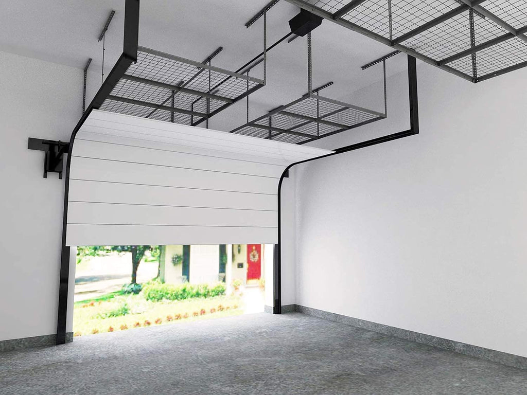 fleximounts 4x8 overhead garage ceiling storage rack, 2, close-up detail