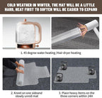 Clear Office Chair Mat for Carpet - 36"x48" Heavy-Duty Protection for Low Pile Carpets - Not Suitable for Hardwood Floors