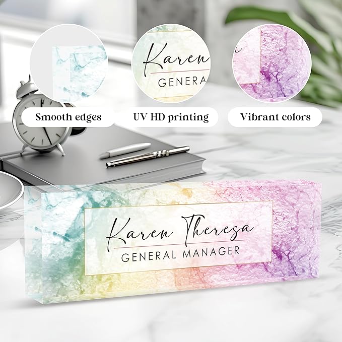 Custom Office Name Plate, Personalized Gifts - Image 3