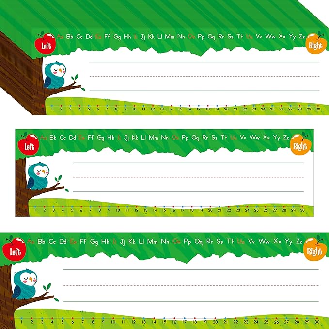 40 PCS Desk Name Tags, Reusable & Waterproof Desk Nameplates by Gethelud