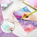 TaoBary 160 Pcs Stationery Paper Set 50 Double Sided Stationery Papers - Image 3