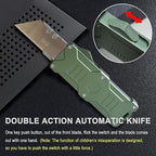 Caressolove Switch Blades Knife Push Button, Aviation Aluminum EDC Box Cutter - Image 3