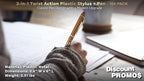 DISCOUNT PROMOS Custom Twist Action Plastic Stylus Pens, Personalized Bulk Pack - Image 4