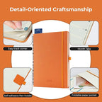 IN-LUXPRO Planner 2026 Daily Weekly and Monthly, 11.5"x8.5", 12 Months Spiral - Image 6
