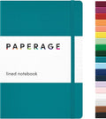 PAPERAGE Lined Journal Notebook, 160 Pages, Medium 5.6 in x 8 in by PAPERAGE