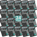 24 Pack Calculator Bulk, 12 Digits Calculators Desktop by YesBes