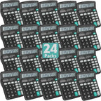 24 Pack Calculator Bulk, 12 Digits Calculators Desktop by YesBes