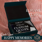 Personalized Gifts, Custom Quote Block Letter Board, Crystal-Clear Acrylic - Image 2