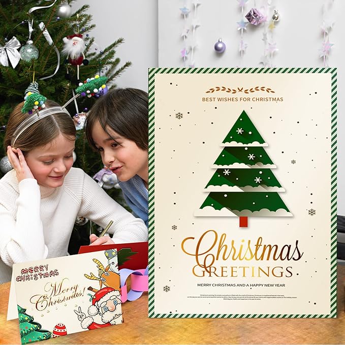 100 Sheets Cream Shimmer Cardstock 8.5 x 11 Off White Paper, Goefun 80lb Ivory - Image 7