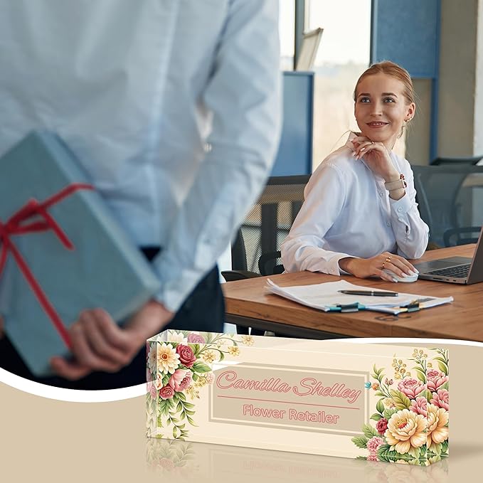 Personalized Name Plate for Desk, Custom Acrylic Desk Name Sign, Office - Image 6