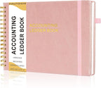 HAUTOCO Hardcover Accounting Ledger Book by HAUTOCO
