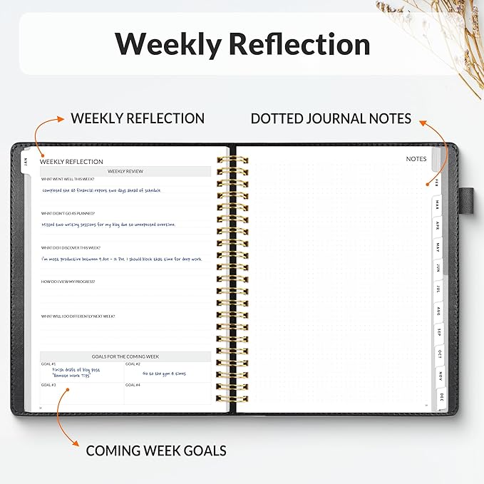 SUNEE 2026 Planner 8.5" x 11" – Dated Productivity Planner - Image 3