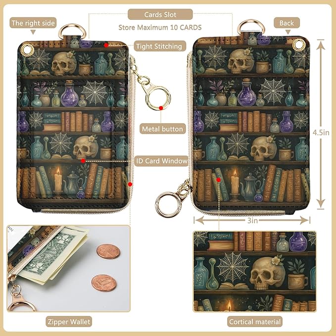 bolimoss Bookshelf Lanyard Wallet - Image 2