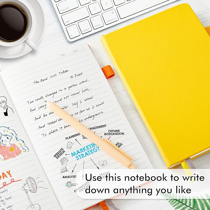 feela Journal Notebook Bulk for School, Hardcover Business Classic Ruled Lined - Image 4