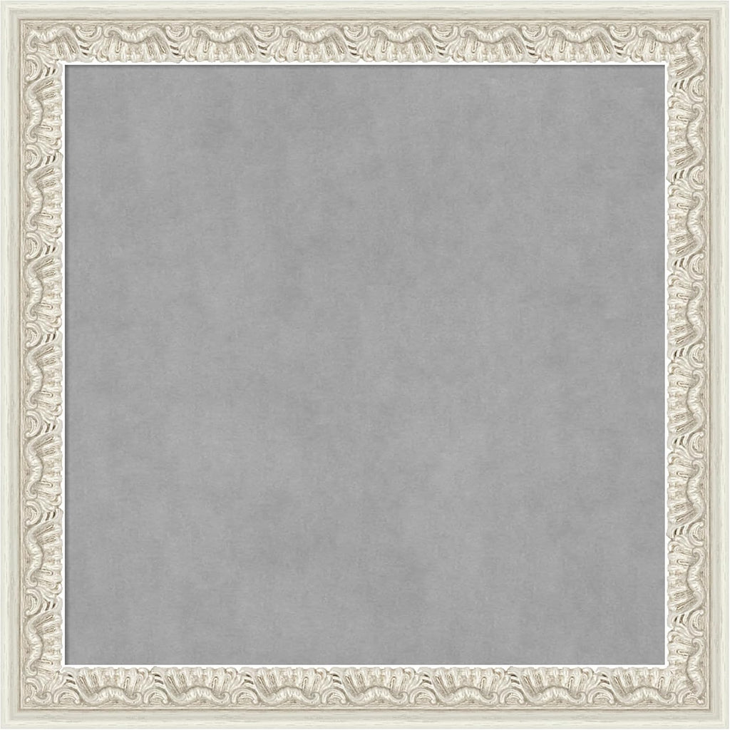 Amanti Art Silver Framed Magnetic Board 14x14 X-Small Vision Board