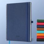 IN-LUXPRO Planner 2026 Daily Weekly and Monthly, 11.5"x8.5", 12 Months Spiral by IN-LUXPRO