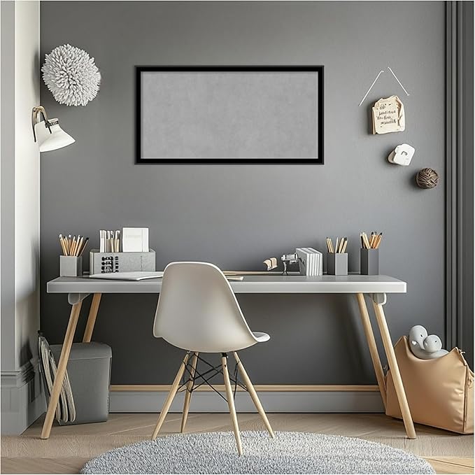 Amanti Art Black Framed Magnetic Board 13x25 Small Vision Board - Image 7