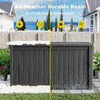EasyUp 200 Gallon Deck Boxes Resin Large Storage Bins - Image 6