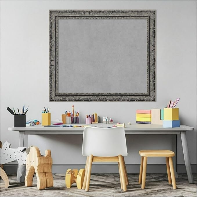 Amanti Art Black Framed Magnetic Board 24x28 Medium Vision Board - Image 5