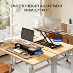 FLEXISPOT 40 inch Electric Motor Desk Converter, Sit to Stand Monitor and - Image 7