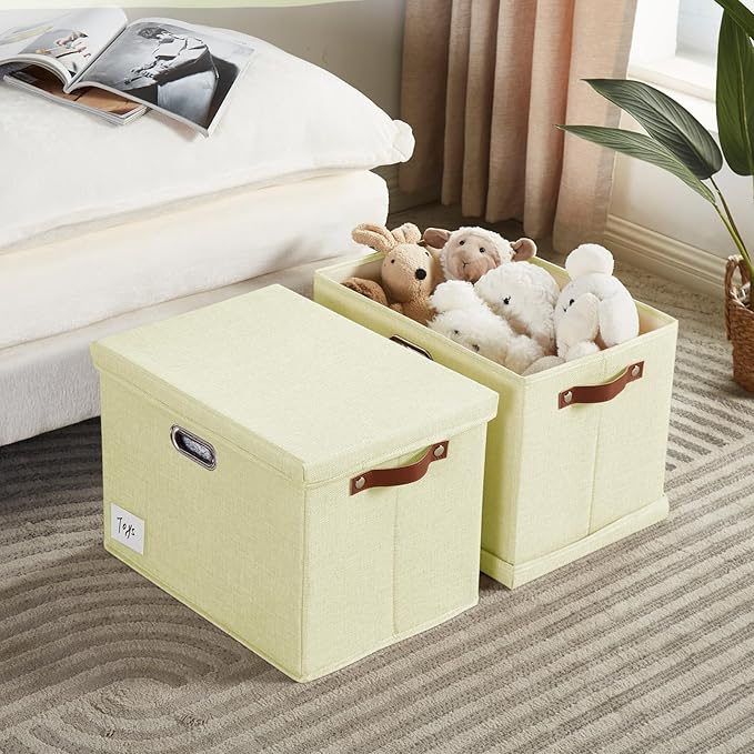 Roobyl 17" Large Collapsible Storage Bins - Image 2