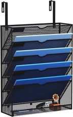 GDINDINFAN 6-Tier Hanging File Organizer Office Cubicle Accessories by GDINDINFAN