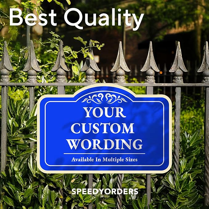 Custom Decorative Outdoor Metal Sign - Image 7