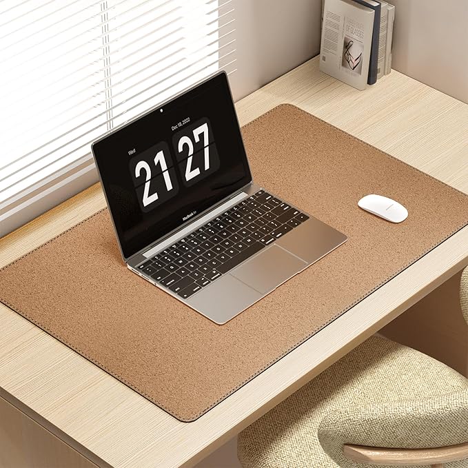 Mydours Dual-Sided PU Leather Desk Mat 31.5"x19.7" - Image 5