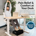 ComfiLife Foot Rest for Under Desk at Work – Adjustable Desk FootRest for - Image 7