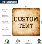 Custom Sign, Custom Street Sign, 11 Font Colors, 13 Font Styles, 4 Hole Options - Image 6
