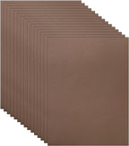 100 Sheets Coffee Color Cardstock 8.5 x 11 Craft Paper, 75lb Heavyweight Dark by Guakicae