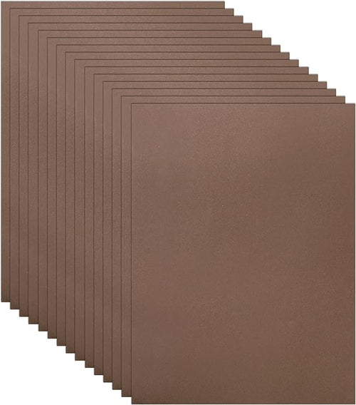 100 Sheets Coffee Color Cardstock 8.5 x 11 Craft Paper, 75lb Heavyweight Dark by Guakicae