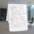 Sunnydaze Adjustable Magnetic Whiteboard Easel – Rolling Dry Erase Board - Image 9