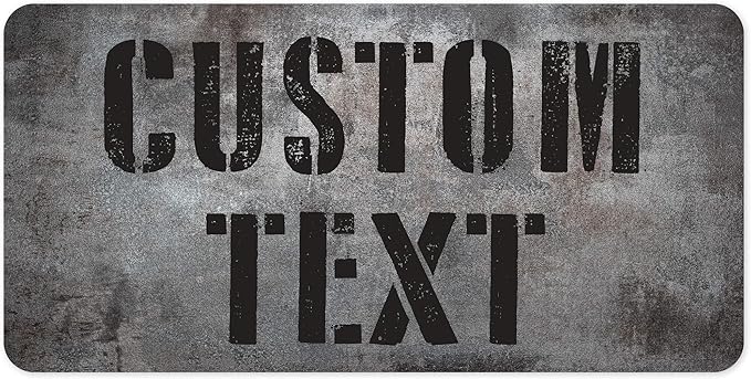 Custom Sign, Custom Street Sign, 11 Font Colors, 13 Font Styles, 4 Hole Options by MySignCenter