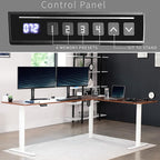 VIVO Electric Corner 84 x 63 inch L-Shaped Standing Desk, Memory Height - Image 5