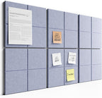 Bumusty Large Cork Board Alternative-36 x24 Felt Bulletin Board Tiles, by Bumusty